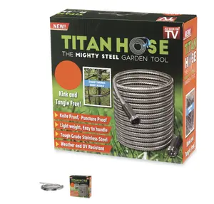 25' Steel Garden Hose- sale
