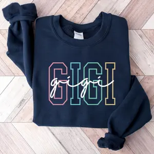Gigi Sweatshirt, Gigi Tee, Cute Gigi Sweatshir, Grandma Gift, Grandmother Shirt, Grandma Mimi Gigi Tee