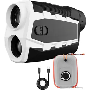 Golf Rangefinder with Slope - 1000 Yards Laser Range Finder, 6X Magnification 0.1s Flag Pole Locking Vibration Magnetic USB C Rechargeable