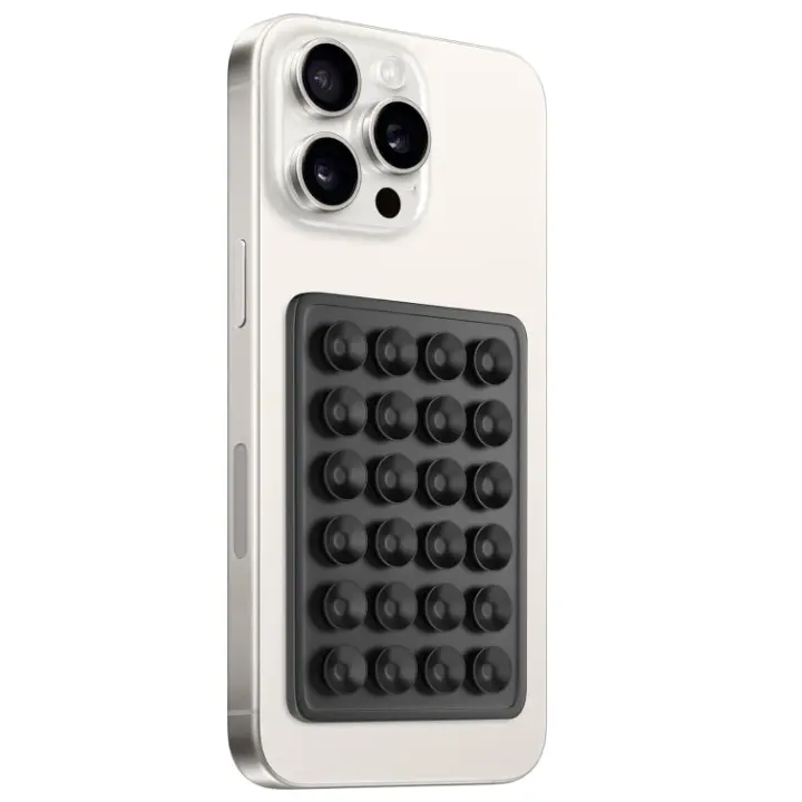 Suction Phone Case Mount, Hands-Free Fidget Toy Phone Holder for iPhone&Android Cellphone Case, Silicone Suction Phone Case Adhesive Mount for Selfies Tiktok/YouTube Videos