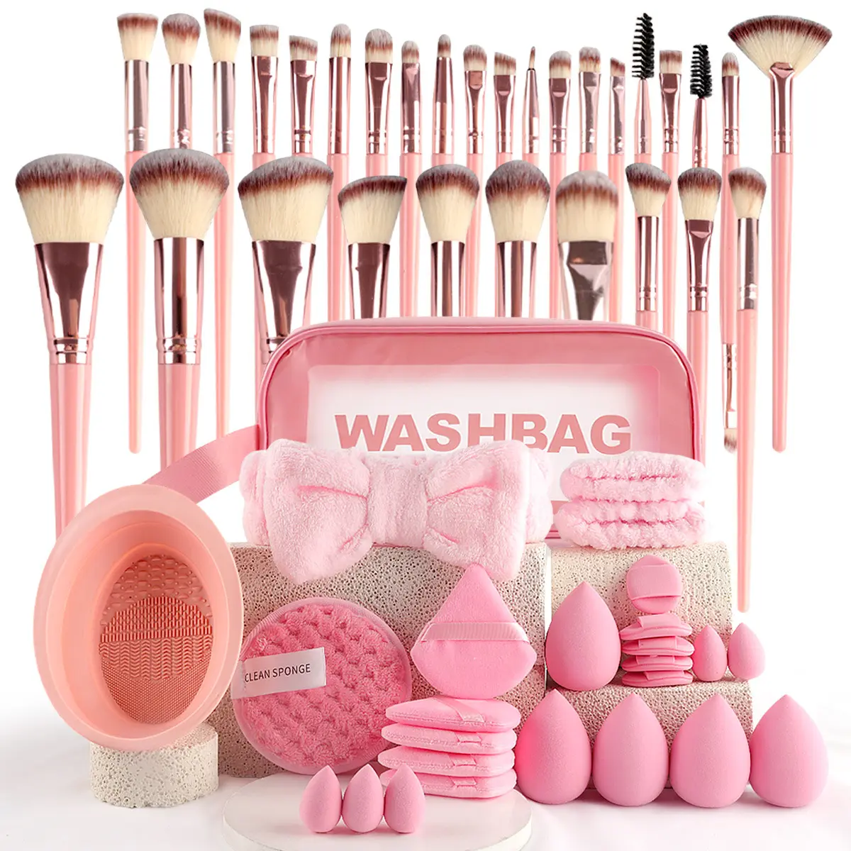 Pink 56-piece set