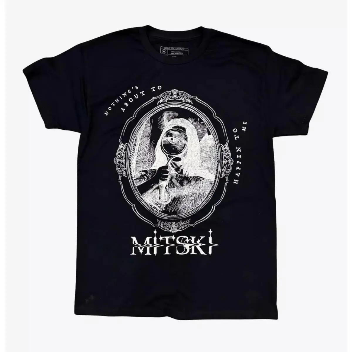 Mitski Graphic T-Shirt, Unisex 'Nothing's About to Happen' 100% Cotton Crew Neck Tee, Soft Casual Short Sleeve Top Sizes S-3XL, Basic Tee, All Seasons, 2Xl, Stretch Fabric, Loose Cut, Machine Washable