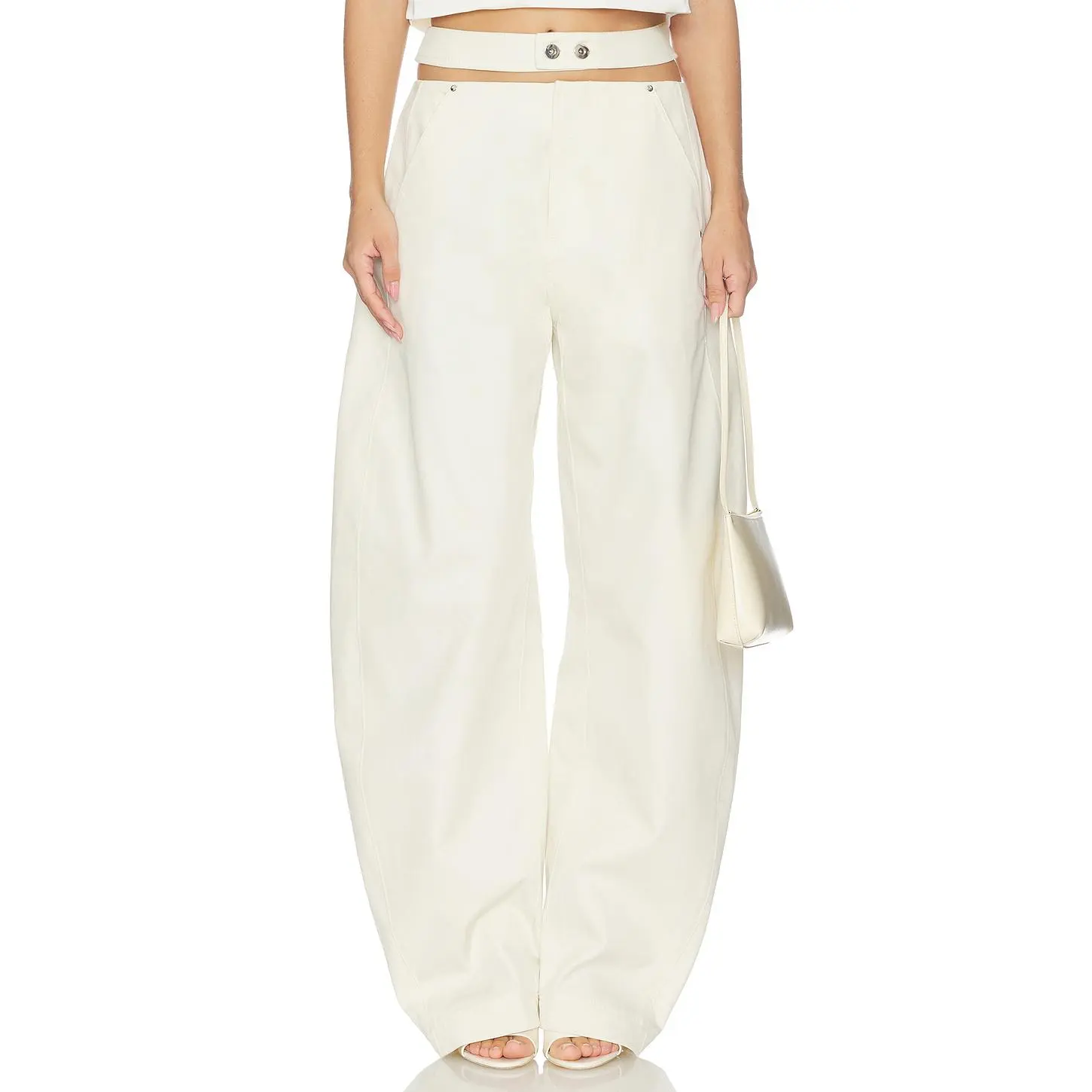 Camila Coelho Cora Pants in Ecru