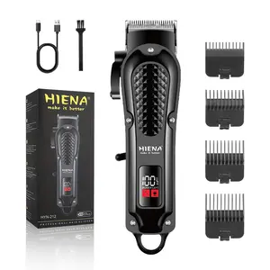 Professional electric hair clipper, LED digital display, USB charging hair clipper, hair salon shaving and beauty tool, ≤36V working voltage, suitable for salons and home use