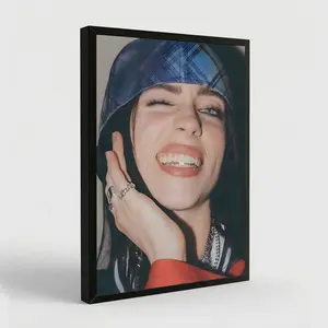 Billie Poster Trippy Music Wall Art for Room Aesthetic Bedroom Dorm Decor