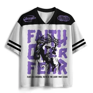 Faith Over Fear Christian Mesh Jersey