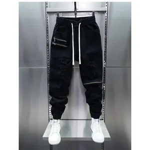 Multi-ziphip-hopsweatpantsfashionstreetharempantshighqualitymen'sclothing