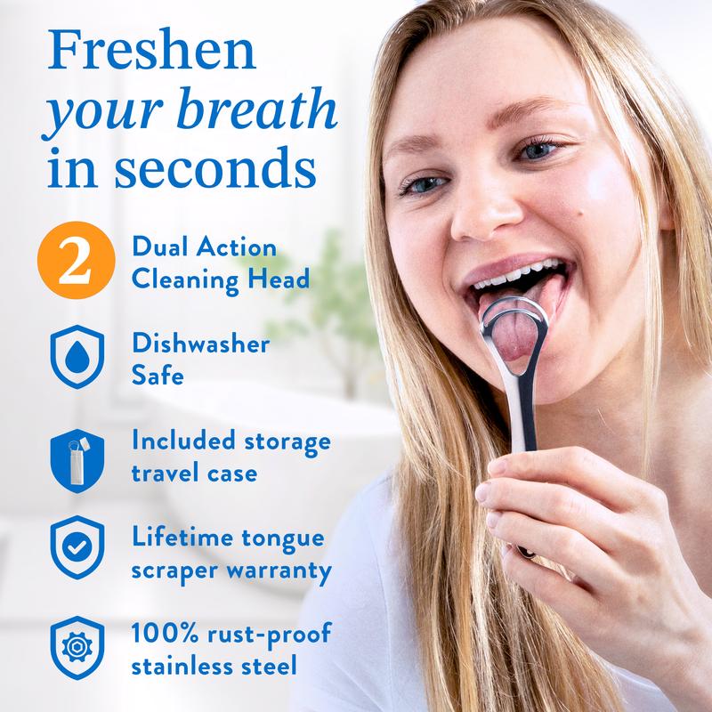 Mouthology 10% Nano Hydroxyapatite Toothpaste & Tongue Cleaner Set – Whitening, Enamel Repair, Sensitive Teeth Relief, Fresh Peppermint Flavor, Ergonomic Tongue Brush & Tongue Scraper with Protective Cap for Bad Breath & Complete Oral Care