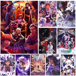 A-American Aphmau Poster Bedroom Home Decor Art Poster Perfect Gift for Family and Friends