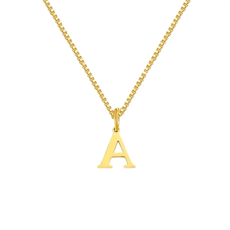 GGIRL Women's Dainty A-Z Letter Initial Choker Necklace - Fade-Resistant Metal Solid Charm, Personalized Monogram Jewelry, Durable Daily Gift for Adult Women (TikTok Shop)