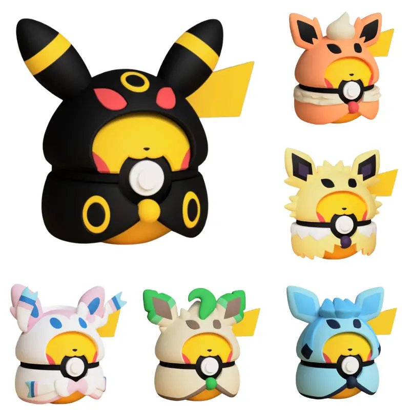 Pikachu Eeveelution Poncho Pokeballs