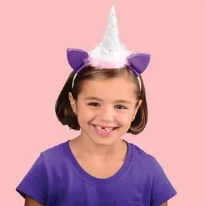 212 MAIN Men's Sparkling Unicorn Horn Headband - Men's Special Occasion Accessory, Child-Size Pretend Play Costume Piece for Birthdays, Birthday