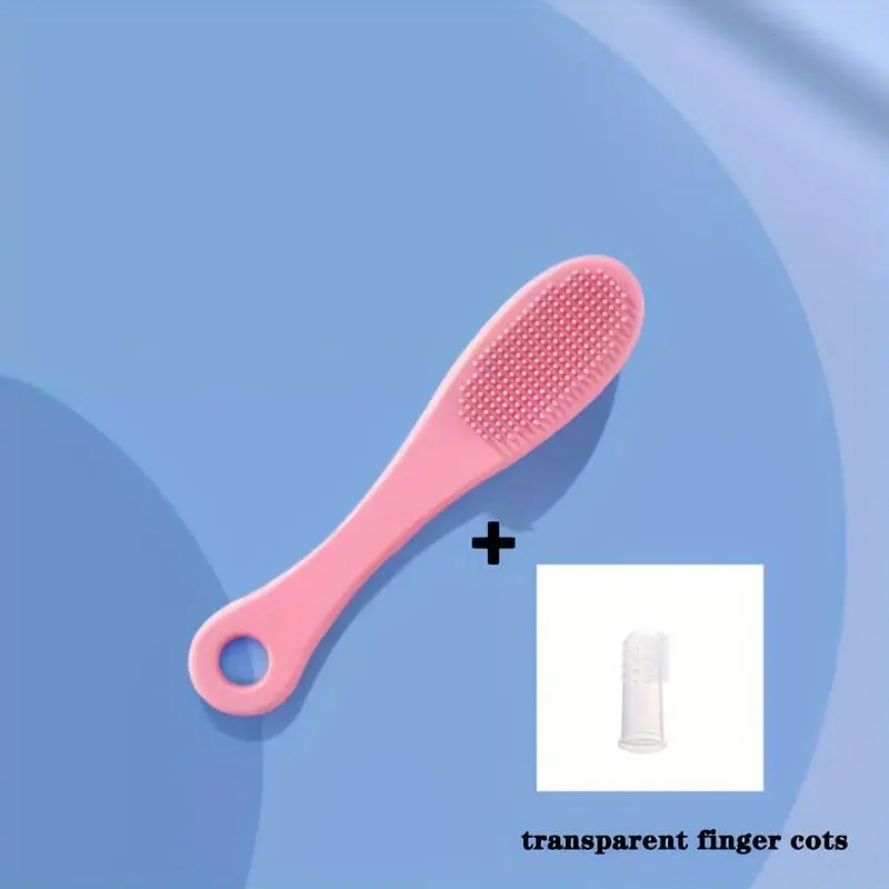 2pcs Cat Black Chin Cleaning Brush Silicone+Transparent Toothbrush Cleaning Pet Cat Dog Comb Jaw Cleaning Tool, Pet Supplies, Pet Cat Supplies, Pet Dog Supplies, Pet Brush, Toothbrush, Cleaning Brush