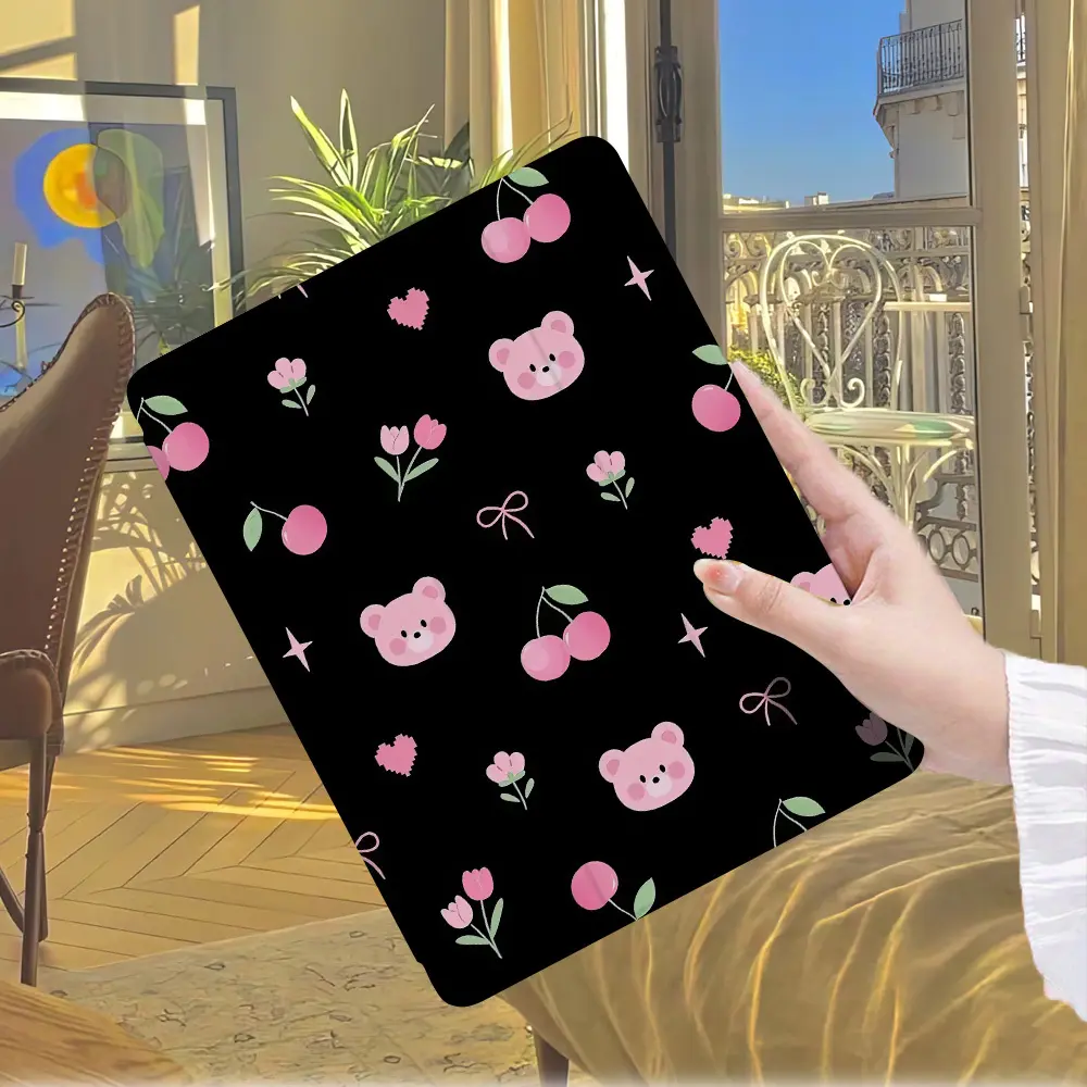 Pink Slim-Portable Tablet Cover - Protective Casing for iPad (9.7in, 10.2in, 10.9in, 12.9in), Air 4/5, Pro 11in (Tablet Accessories for Device Protection)