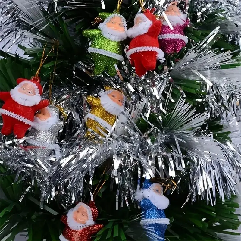 6 Piece Christmas Tree Decoration Set, Holiday Party Decorations, Fireplace Ornament, Festive Home Decor, Perfect for Xmas Celebrations