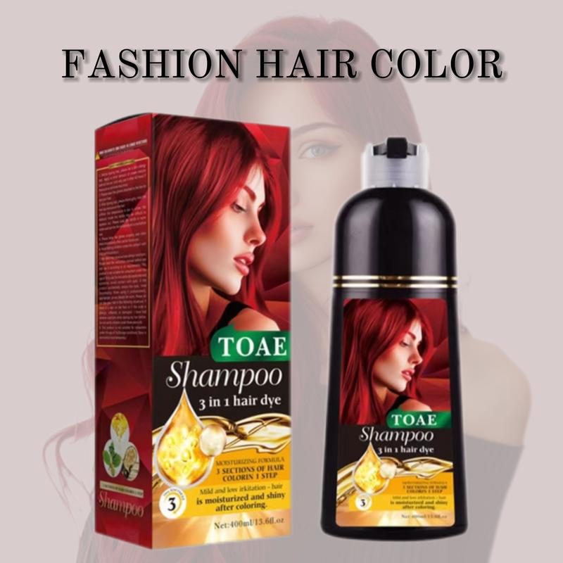 TOAE Superior Preference Red Hair Permanent Hair Color, 300g Pack with Plant Extracts