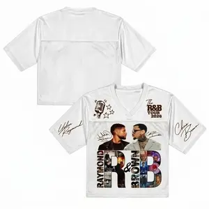 CUSTOM NAME R&B Music Graphic T Shirt 2026 Tour Style Unisex Streetwear Oversized Tee Casual Outfit Fan Inspired Shirt