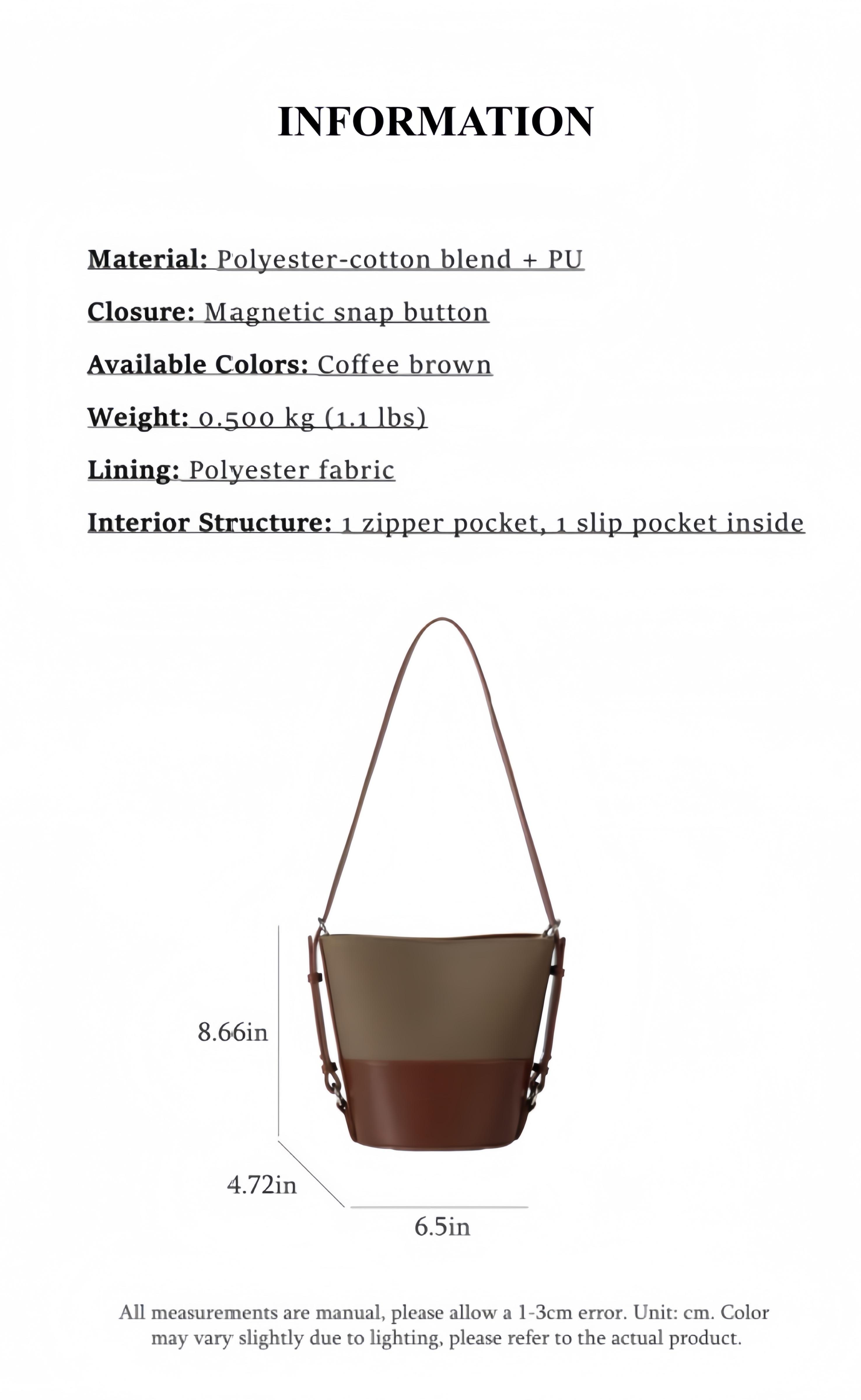 Retro Colorblock Bucket Bag 2026 New, Vintage Cylinder Shoulder Handbag for Women, Luxury Minimalist Daily Bag