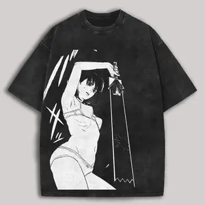 Chainsaw Man Printed Unisex Washed T-Shirt 80