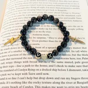 Romantasy couples bracelet from empyrean series fourth wing Violet and Xaden