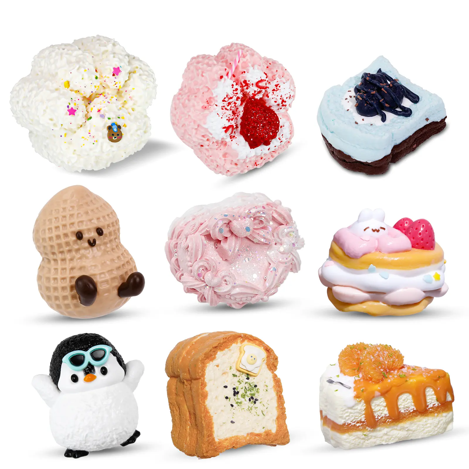 Silicone squishies Holiday gifts in various styles Finger toys for relaxation Soft and squishy Birthday presents for kids and girlfriends Friendly prank toys mothersdaygift T2