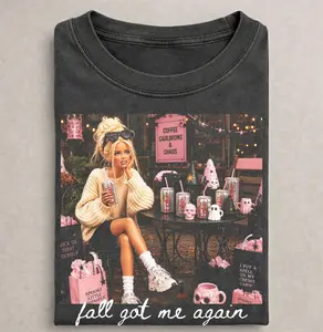 Funny Fall Shirt, Barbie Halloween Tee, Retro Doll Face Meme Shirt, Trendy Fall Lover Shirt Graphic, Sarcastic Autumn Ouffit