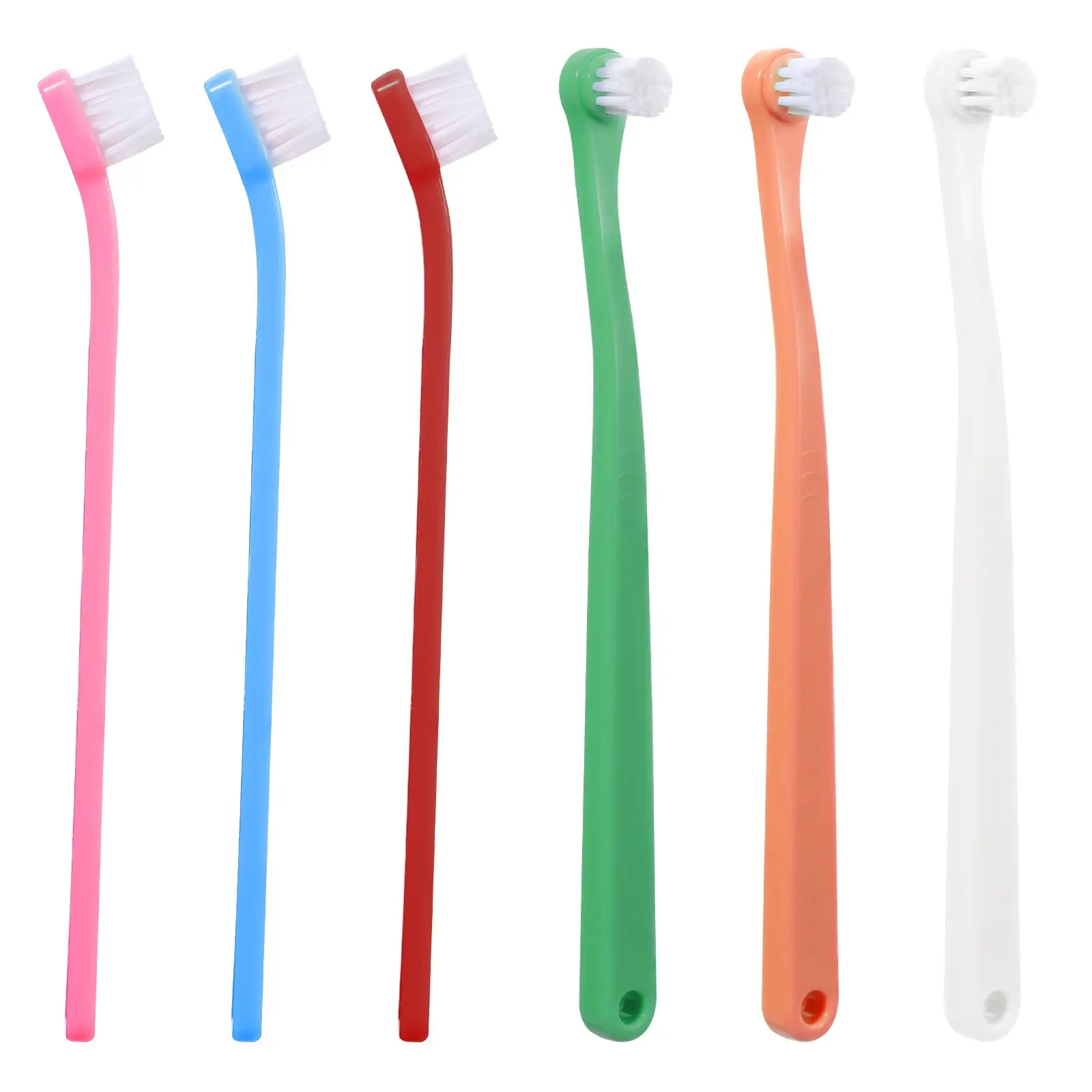 Pet Toothbrush Kit – Soft Bristle Dog & Cat Dental Care 6-Pack