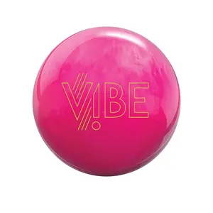 Hammer PRE-DRILLED Bubblegum Vibe Bowling Ball - Hot Pink(This item includes a free Bowlerstore Rubber Shammy- Colors will vary for the shammy.)