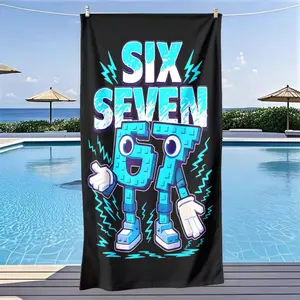 Fast-Drying Polyester Beach Towel, Quick Drying Towel, Sand-Resistant Sun Protection, Large Size Bath Towel, Ideal for Surfing, Swimming, Yoga