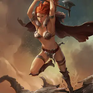 Invincible Red Sonja 2 Unknown Comics Elsa Kroese Exclusive Virgin Var 06022021