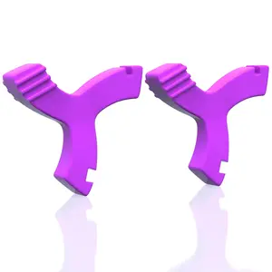 Chewies for Invisalign Aligner, 2 Pcs Y-Shaped Orthodontic Munchies Chewies for Invisible Aligner Seater(Purple-2Pcs)