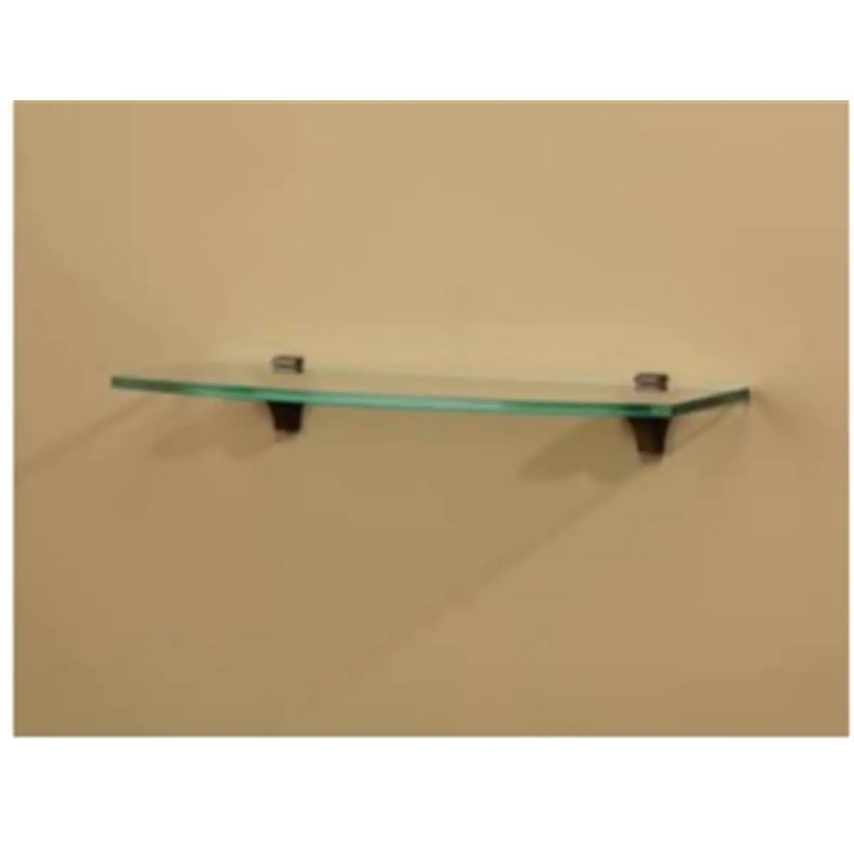 Amore Designs-Concepts Luna Opaque Glass Wall Shelf with Curved Front, Office Commercial Furniture Decor Shelves