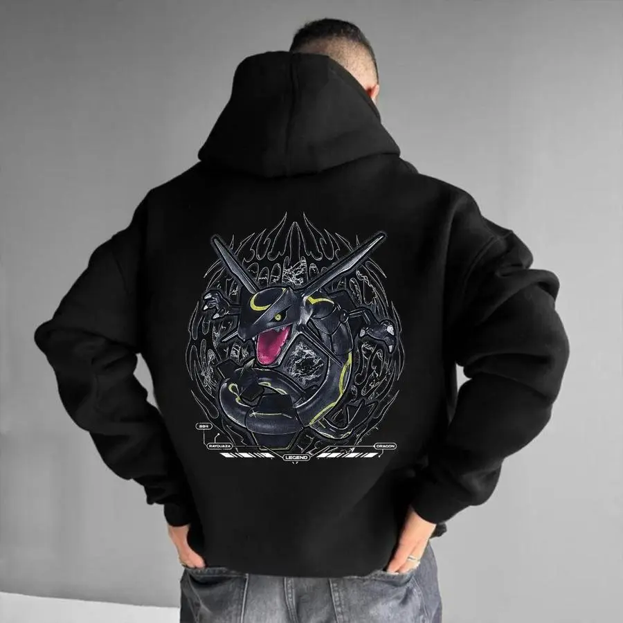 Rayquaza Pkm Hoodie, Sweatshirt, T-Shirt – Legendary Dragon Hoodie, Anime Gamer Shirt, Cool Rayquaza Graphic Tee, Unisex Pkm Fans Gift, Everyday Comfort