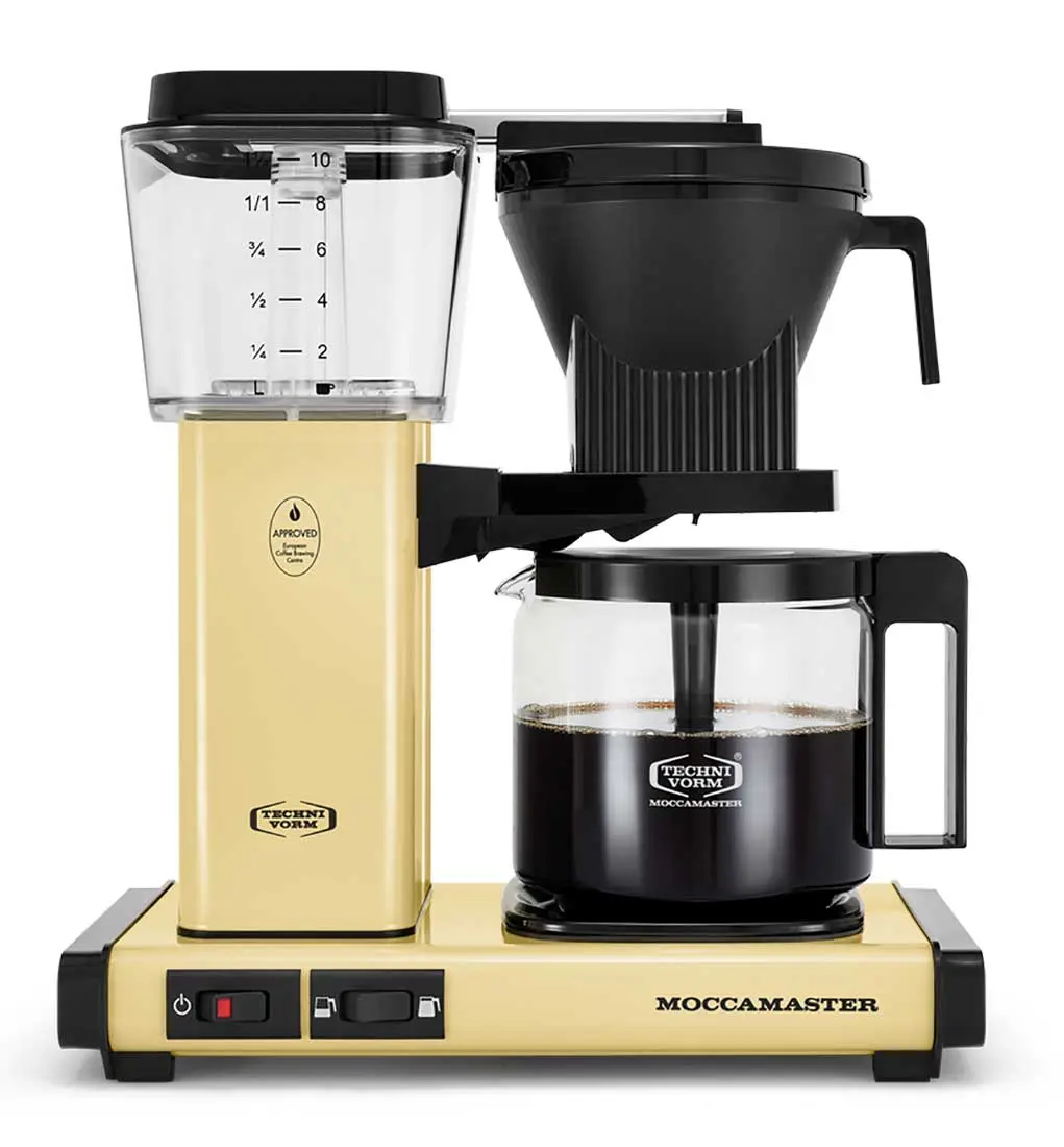 Technivorm 53927 Mocca-Master KBGV Select 10-Cup Butter Yellow Coffee Maker
