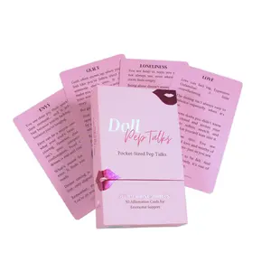 Doll Pep Talks Affirmation Cards 30-Card Deck for Confidence Clarity and Self-Empowerment Pocket-Sized Emotional Support