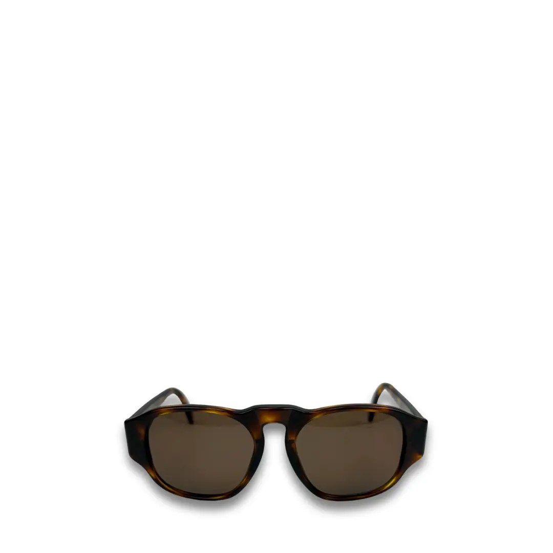 Pre-owned Chanel Tortoise Round Sunglasses