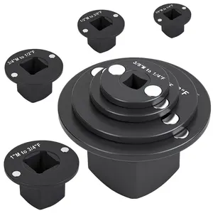 Low Profile Impact Socket Adapter Set, 4PCS Drive Ratchet Adapter Set, Designed for Tight Spaces, 3/8" to 1/2", 1/4" to 3/8", 3/4" to 1", 1/2" to 3/4", 4PC