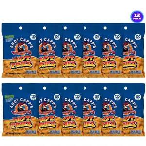 Andy Capp's Hot Fries 0.85 oz 12 Pack, Convenient Snack Option for Parties Gatherings or Everyday Use Andy Capp's Hot Fries 0.85 oz 12 Pack, Convenient Snack Option for Parties Gatherings or Everyday Use