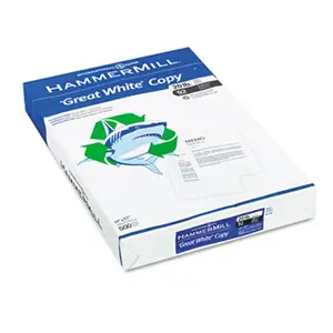 Hammermill  Great White Recycled Copy Paper 92 Brightness 20lb 11 x 17 500 Sheets
