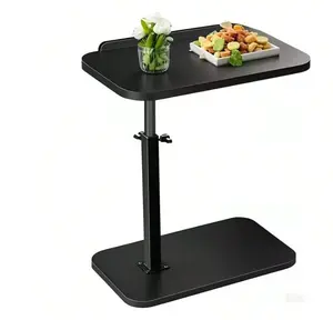 1pc Portable Adjustable Side Table/Laptop Table, 360° Rotation, Suitable For Home Office, Study, Sofa And Bedside Use, Stylish Design Workstation, Remote Worker, Mother'S Day, Christmas Gift