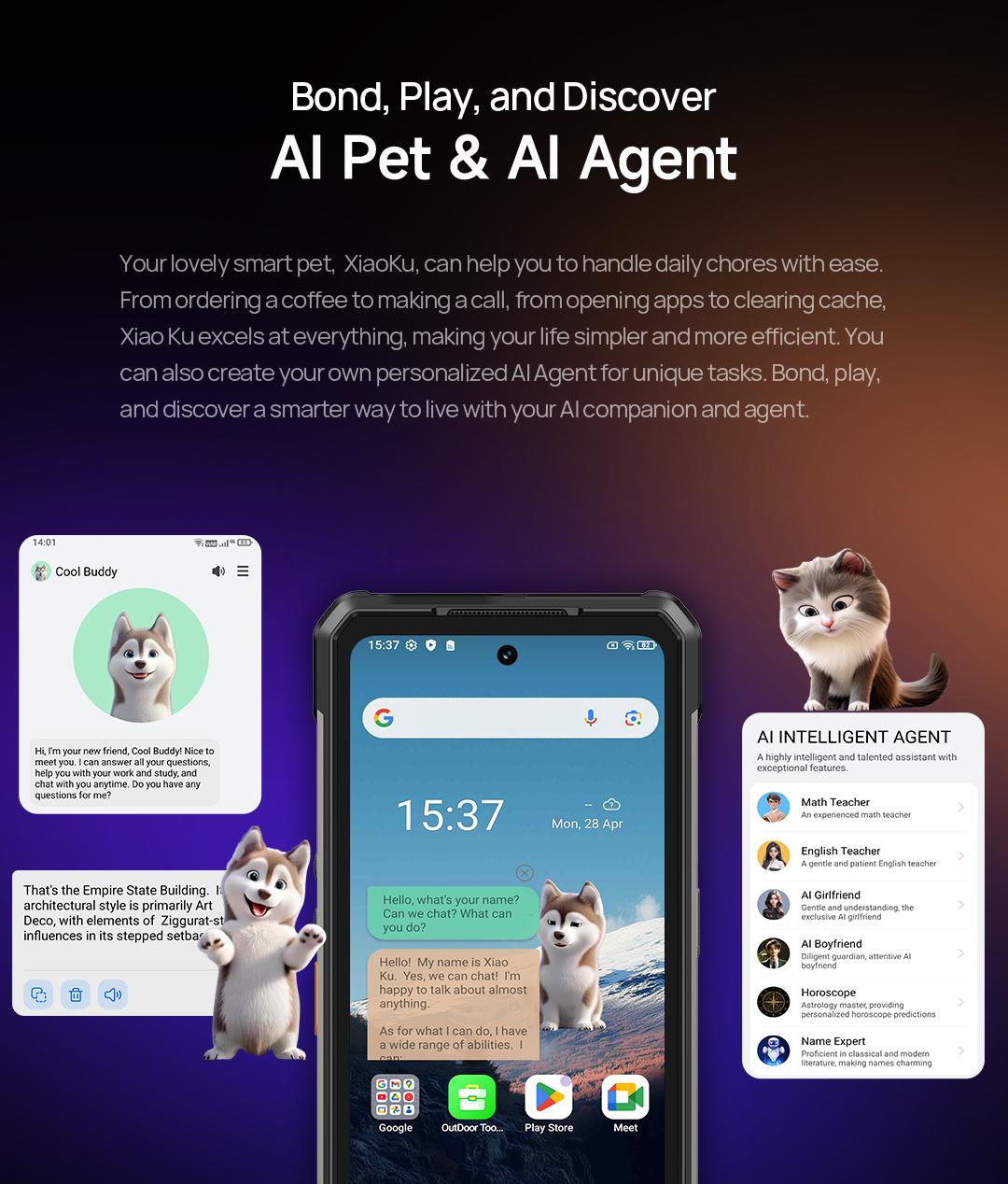 Ulefone Armor 34 Plus/Armor 34 pro Plus Unlock 5G Rugged Phone,Built-in DLP Projector,32GB+512GB,6.95'' FHD+ & 120Hz Screen,25500mAh(66W) Fast Charging,IP68/IP69K,IR Blaster,Android 15,Durable Phone for Outdoor/Construction Work Smartphone