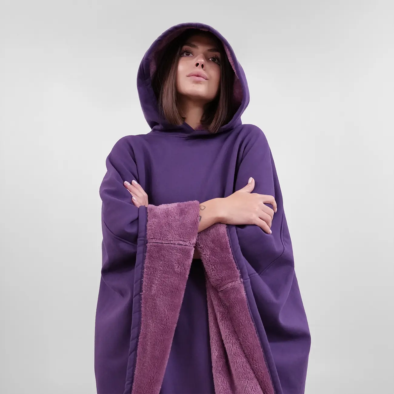 Eden Hoodie – 4lb Weighted Hoodie Blanket with Ultra-Soft Faux Fur
