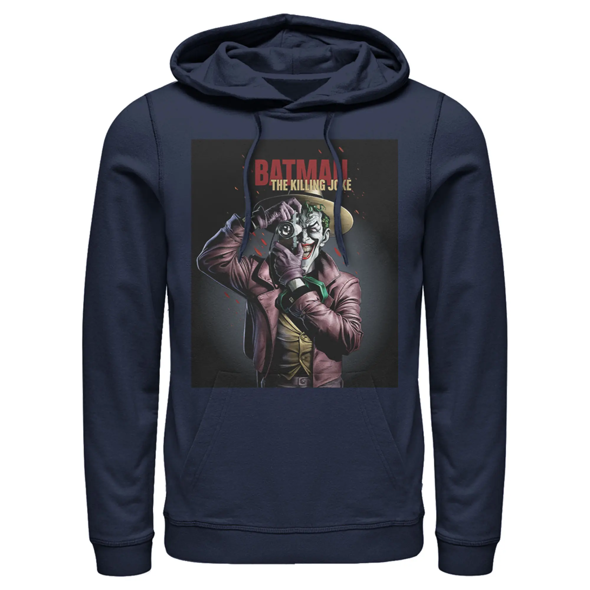 Men's Batman Joker Camera Poster Pull Over Hoodie