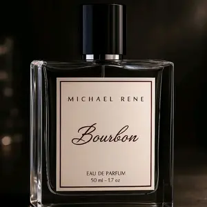 Michael Rene Bourbon Eau de Parfum 50ml - Rich Amber Dubai Blonde Vanilla Woodsy Notes for Unmatched Quality Luxury Fragrance