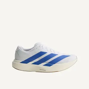 Adidas Men's White/Blue Adizero EVO SL Sneakers, JS4494