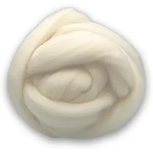 Corriedale  Roving 1 lb (16 Ounces) for Spinning | Soft Chunky  Yarn for Arm Knitting Blanket |  Undyed ()  Yarn Bulk, Felting Core, Carded Stuffing