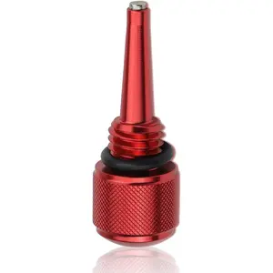 Aluminum Alloy Magnetic Oil Dipstick for Predator 212 Coleman 196cc Mini Bike Ghost 224cc Engine, KT196 Go Kart, BT200X CT200U EX, Baja Warrior MB200, Honda GX160 GX200 Clone Engine (Red)