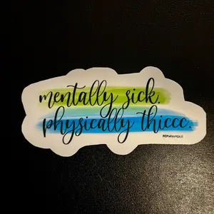 Mental Health Waterproof Stickers