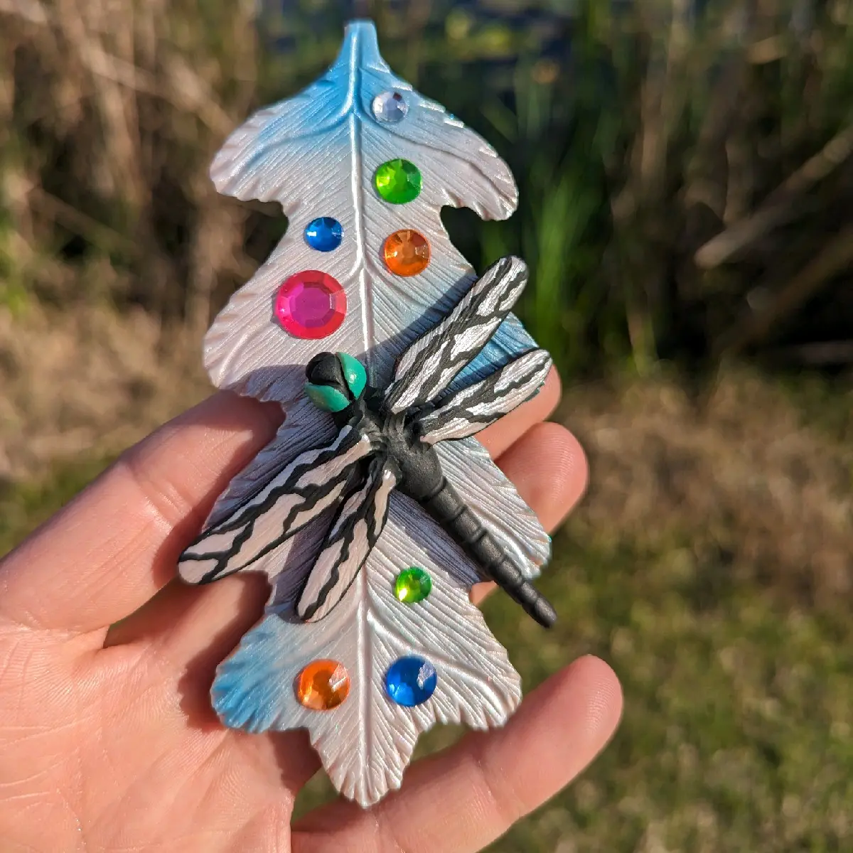 Dragonfly sculpture