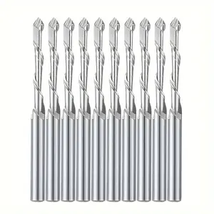Metal Drill Bit Set - 10-Piece Metal Drywall Cutting Drill Bit Set | 3/16" Precision Guide Point for Gypsum Board - Fits Spiral Saws, No Power Drive Required Tool